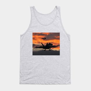 Navy Hornets at Dusk Tank Top